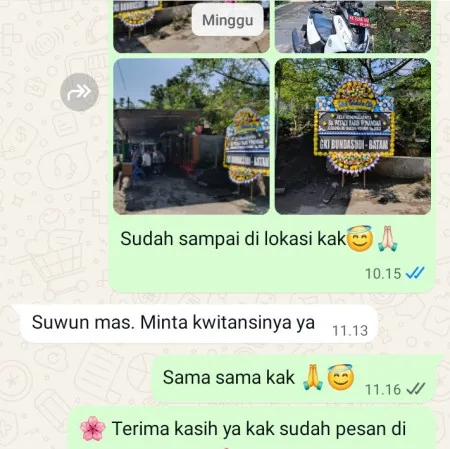 Pengiriman Papan Bunga Duka